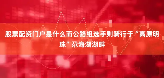股票配资门户是什么而公路组选手则骑行于“高原明珠”尕海湖湖畔